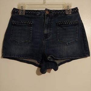 House of Harlow 1960 high rise denim shorts 8/10